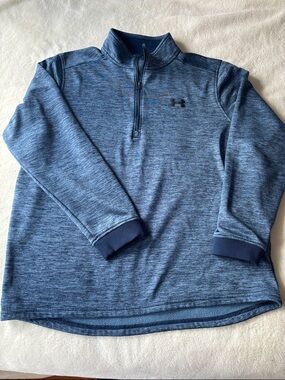 Under Armour Men’s Navy Heather Quarter-Zip Pullover